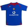 Fotballtrøye Manchester United 2005-06 Bortedrakt Retro Kortermet