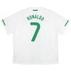Fotballtrøye Portugal Ronaldo 7 2010 Bortedrakt Retro Kortermet