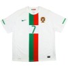 Fotballtrøye Portugal Ronaldo 7 2010 Bortedrakt Retro Kortermet