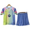 Fotballtrøye Barcelona Special 2025-26 Kortermet Gul - Barn(+ Shorts)
