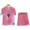 Fotballtrøye Barcelona Special 2025-26 Kortermet Rosa - Barn(+ Shorts)