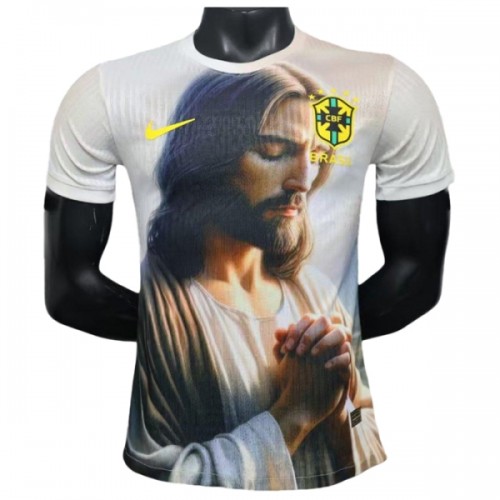Fotballtrøye Brasil x Praying Special 2025 Kortermet Fotballtrøye Brasil x Praying Special 2025 Kortermet