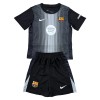 Fotballtrøye FC Barcelona Keeper 2025-26 Kortermet Svart - Barn(+ Shorts)