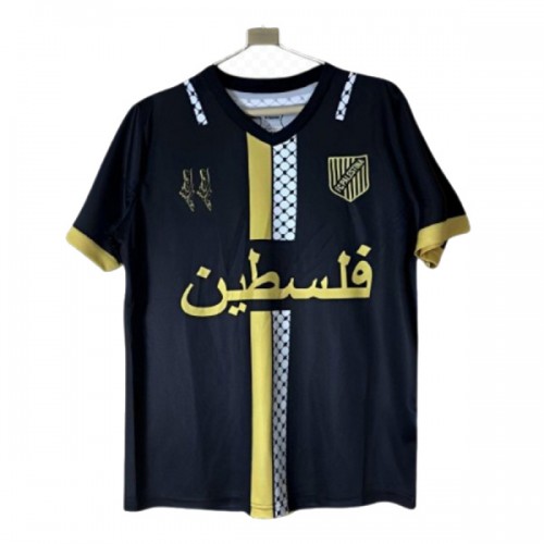 Fotballtrøye FC Palestina 2025-26 Kortermet Svart Fotballtrøye FC Palestina 2025-26 Kortermet Svart