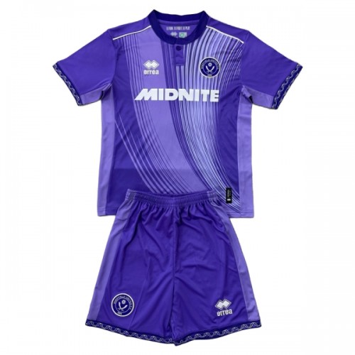 Fotballtrøye Sheffield United Tredjedrakt 2025-26 Kortermet - Barn(+ Shorts) Fotballtrøye Sheffield United Tredjedrakt 2025-26 Kortermet - Barn(+ Shorts)