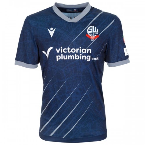 Fotballtrøye Bolton Wanderers Bortedrakt 2025-26 Kortermet Fotballtrøye Bolton Wanderers Bortedrakt 2025-26 Kortermet