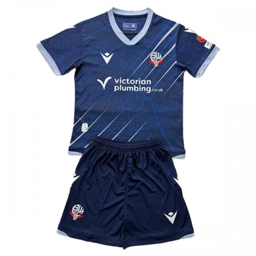 Fotballtrøye Bolton Wanderers Bortedrakt 2025-26 Kortermet - Barn(+ Shorts) Fotballtrøye Bolton Wanderers Bortedrakt 2025-26 Kortermet - Barn(+ Shorts)