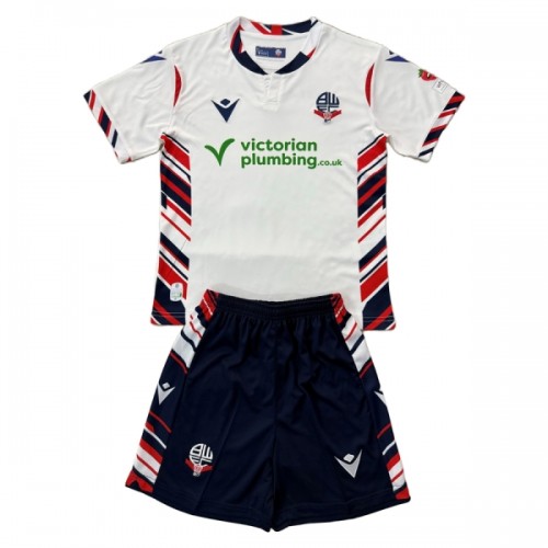 Fotballtrøye Bolton Wanderers Hjemmedrakt 2025-26 Kortermet - Barn(+ Shorts) Fotballtrøye Bolton Wanderers Hjemmedrakt 2025-26 Kortermet - Barn(+ Shorts)