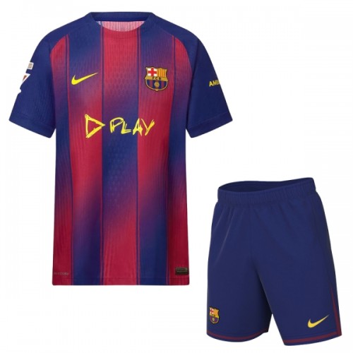 Fotballtrøye FC Barcelona x Ed Sheeran Special 2025-26 Kortermet - Barn(+ Shorts) Fotballtrøye FC Barcelona x Ed Sheeran Special 2025-26 Kortermet - Barn(+ Shorts)