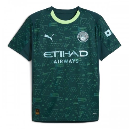 Fotballtrøye Manchester City Fjerdedrakt EA Sport 2025-26 Kortermet Fotballtrøye Manchester City Fjerdedrakt EA Sport 2025-26 Kortermet