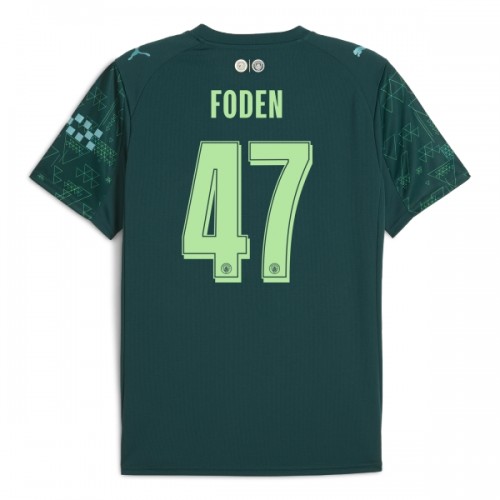 Fotballtrøye Manchester City Foden 47 Fjerdedrakt EA Sport 2025-26 Kortermet Fotballtrøye Manchester City Foden 47 Fjerdedrakt EA Sport 2025-26 Kortermet