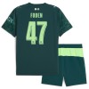 Fotballtrøye Manchester City Foden 47 Fjerdedrakt EA Sport 2025-26 Kortermet - Barn(+ Shorts)