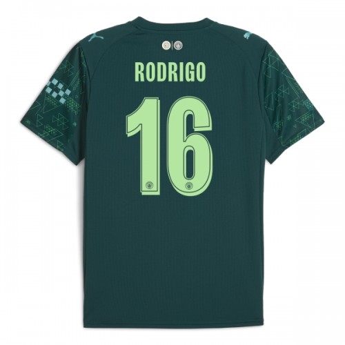 Fotballtrøye Manchester City Rodrigo 16 Fjerdedrakt EA Sport 2025-26 Kortermet Fotballtrøye Manchester City Rodrigo 16 Fjerdedrakt EA Sport 2025-26 Kortermet