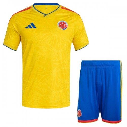 Fotballtrøye Colombia Hjemmedrakt VM 2026 Kortermet - Barn(+ Shorts) Fotballtrøye Colombia Hjemmedrakt VM 2026 Kortermet - Barn(+ Shorts)