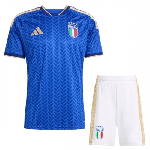 Fotballtrøye Italia Hjemmedrakt VM 2026 Kortermet - Barn(+ Shorts) Fotballtrøye Italia Hjemmedrakt VM 2026 Kortermet - Barn(+ Shorts)