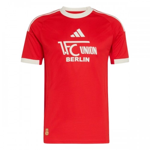 Fotballtrøye Union Berlin Fjerdedrakt Anniversary 2025-26 Kortermet Fotballtrøye Union Berlin Fjerdedrakt Anniversary 2025-26 Kortermet