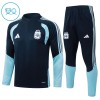 Argentina Trenings Collegegenser Kvart-Zip 2026-27 Navy - Barn
