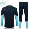 Argentina Trenings Collegegenser Kvart-Zip 2026-27 Navy - Barn