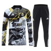 Real Madrid Marvel Trenings Collegegenser Kvart-Zip 2026-27 Svart