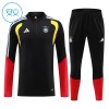 Tyskland Trenings Collegegenser Kvart-Zip 2026-27 Svart - Barn