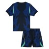 Fotballtrøye Brasil Bortedrakt VM 2026 Kortermet - Barn(+ Shorts)