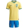 Fotballtrøye Brasil Hjemmedrakt VM 2026 Kortermet - Barn(+ Shorts)