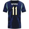 Fotballtrøye Brasil Raphinha 11 Bortedrakt VM 2026 Kortermet Fotballtrøye Brasil Raphinha 11 Bortedrakt VM 2026 Kortermet