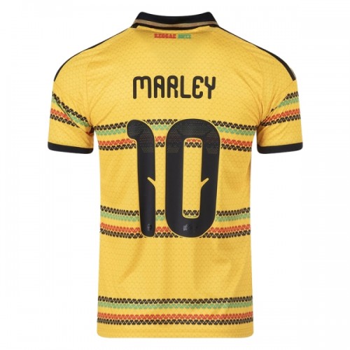 Fotballtrøye Jamaica Bob Marley 10 Hjemmedrakt VM 2026 Kortermet Fotballtrøye Jamaica Bob Marley 10 Hjemmedrakt VM 2026 Kortermet