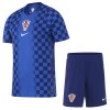 Fotballtrøye Kroatia Bortedrakt VM 2026 Kortermet - Barn(+ Shorts)