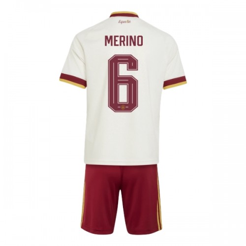 Fotballtrøye Spania Merino 6 Bortedrakt VM 2026 Kortermet - Barn(+ Shorts) Fotballtrøye Spania Merino 6 Bortedrakt VM 2026 Kortermet - Barn(+ Shorts)