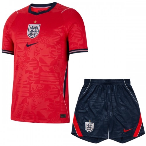 Fotballtrøye England Bortedrakt VM 2026 Kortermet - Barn(+ Shorts) Fotballtrøye England Bortedrakt VM 2026 Kortermet - Barn(+ Shorts)