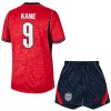 Fotballtrøye England Kane 9 Bortedrakt VM 2026 Kortermet - Barn(+ Shorts)