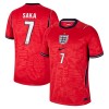 Fotballtrøye England Saka 7 Bortedrakt VM 2026 Kortermet Fotballtrøye England Saka 7 Bortedrakt VM 2026 Kortermet