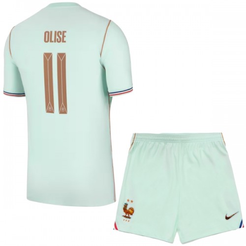 Fotballtrøye Frankrike Olise 11 Bortedrakt VM 2026 Kortermet - Barn(+ Shorts) Fotballtrøye Frankrike Olise 11 Bortedrakt VM 2026 Kortermet - Barn(+ Shorts)