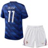 Fotballtrøye Frankrike Olise 11 Hjemmedrakt VM 2026 Kortermet - Barn(+ Shorts)