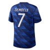 Fotballtrøye Frankrike Ousmane Dembele 7 Hjemmedrakt VM 2026 Kortermet