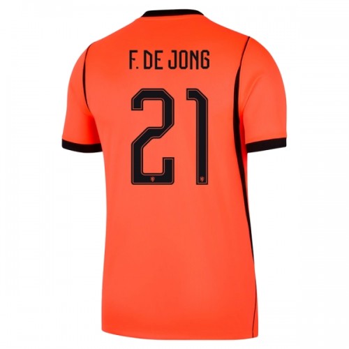 Fotballtrøye Nederland F. De Jong 21 Hjemmedrakt VM 2026 Kortermet Fotballtrøye Nederland F. De Jong 21 Hjemmedrakt VM 2026 Kortermet