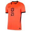Fotballtrøye Nederland F. De Jong 21 Hjemmedrakt VM 2026 Kortermet - Barn(+ Shorts)