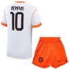 Fotballtrøye Nederland Memphis 10 Bortedrakt VM 2026 Kortermet - Barn(+ Shorts)