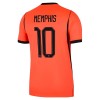 Fotballtrøye Nederland Memphis 10 Hjemmedrakt VM 2026 Kortermet
