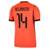 Fotballtrøye Nederland Reijnders 14 Hjemmedrakt VM 2026 Kortermet - Barn(+ Shorts)