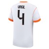 Fotballtrøye Nederland Virgil 4 Bortedrakt VM 2026 Kortermet Fotballtrøye Nederland Virgil 4 Bortedrakt VM 2026 Kortermet