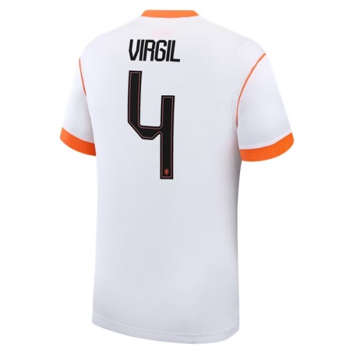 Fotballtrøye Nederland Virgil 4 Bortedrakt VM 2026 Kortermet Fotballtrøye Nederland Virgil 4 Bortedrakt VM 2026 Kortermet