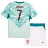 Fotballtrøye Portugal Ronaldo 7 Bortedrakt VM 2026 Kortermet - Barn(+ Shorts)