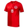 Fotballtrøye Canada Davies 19 Hjemmedrakt VM 2026 Kortermet