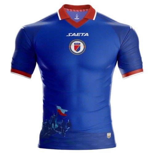 Fotballtrøye Haiti Hjemmedrakt VM 2026 Kortermet Fotballtrøye Haiti Hjemmedrakt VM 2026 Kortermet