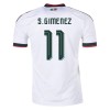 Fotballtrøye Mexico S.Gimenez 11 Bortedrakt VM 2026 Kortermet Fotballtrøye Mexico S.Gimenez 11 Bortedrakt VM 2026 Kortermet