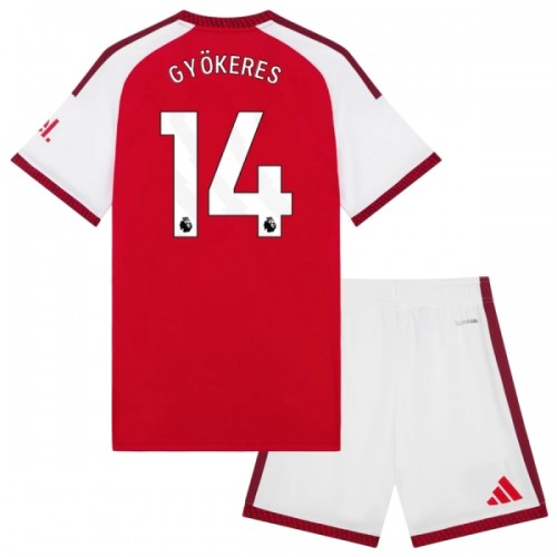 Fotballtrøye Arsenal Gyokeres 14 Hjemmedrakt 2026-27 Kortermet - Barn(+ Shorts) Fotballtrøye Arsenal Gyokeres 14 Hjemmedrakt 2026-27 Kortermet - Barn(+ Shorts)