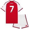 Fotballtrøye Arsenal Saka 7 Hjemmedrakt 2026-27 Kortermet - Barn(+ Shorts)