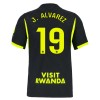 Fotballtrøye Atlético Madrid J. Alvarez 19 Bortedrakt 2026-27 Kortermet